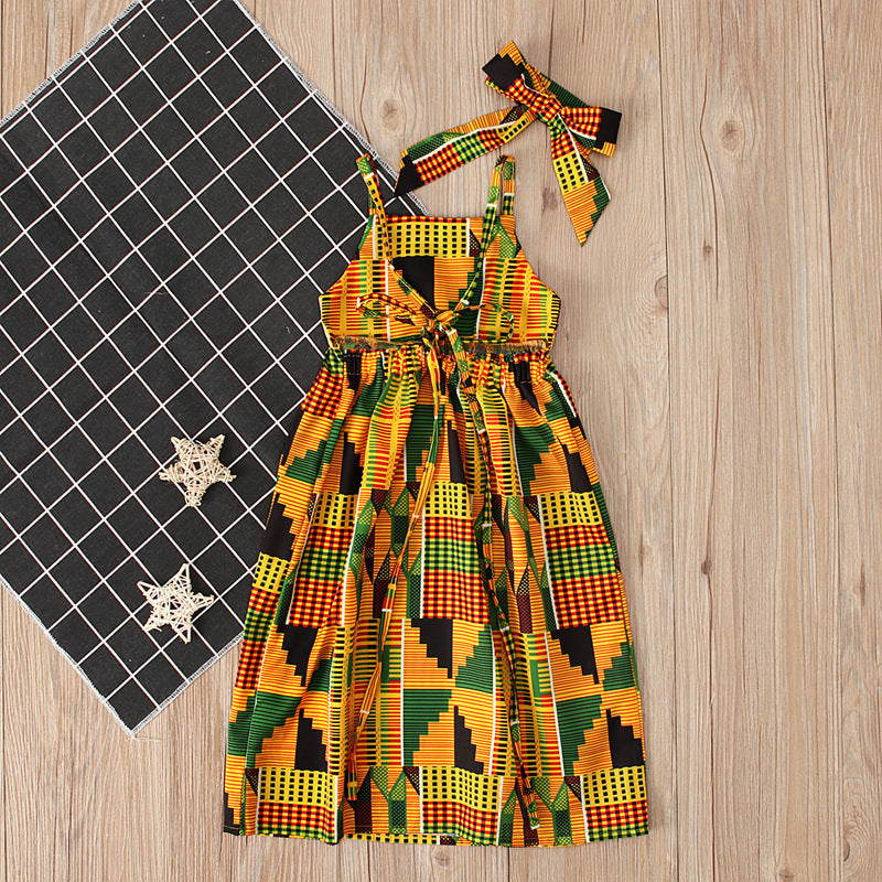 Girl's Bohemian Style Dress