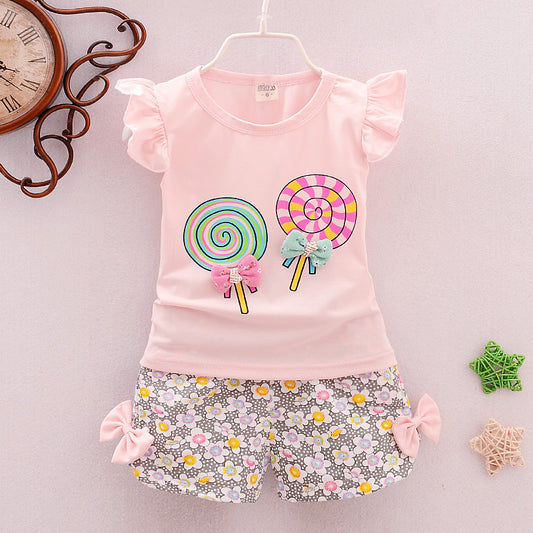 Girls Two-Piece Clothing SET