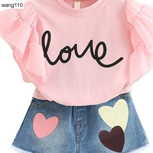 Girls Spring/Summer Clothing Sets 2 pcs