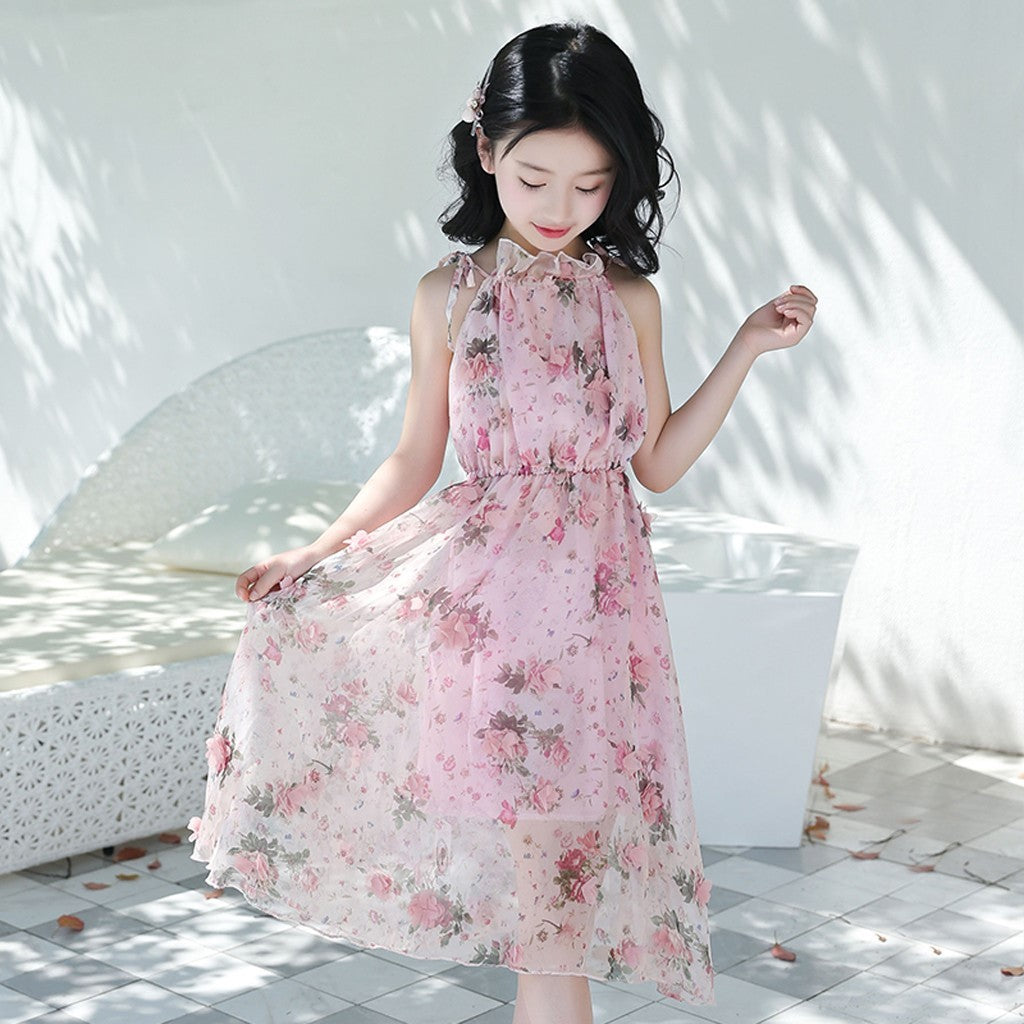 Party Cotton Kids Girls Dress